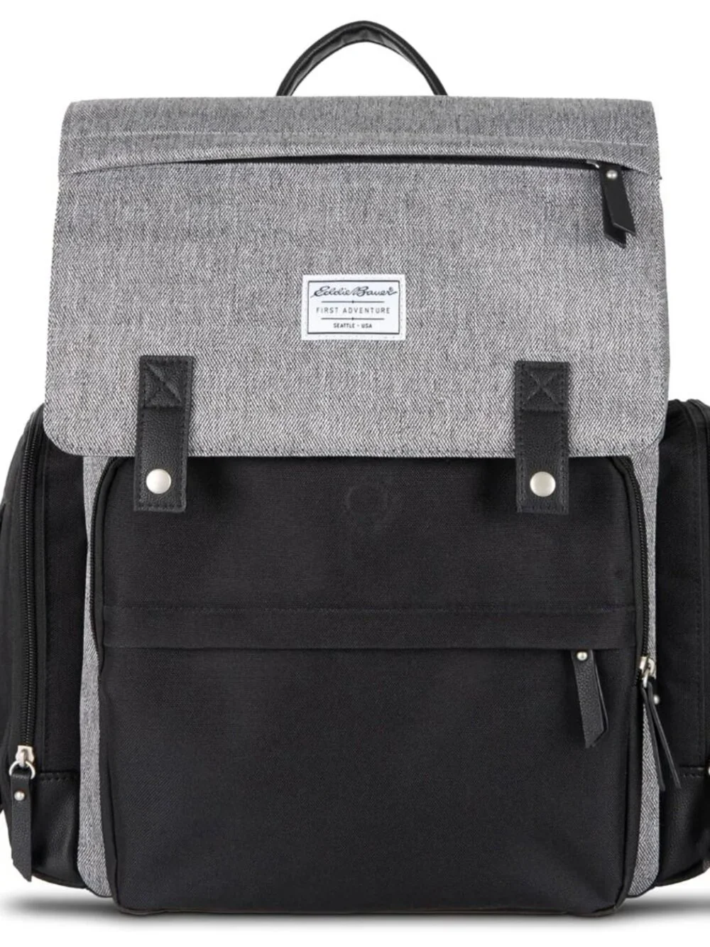NWOT Eddie Bauer Cascade Sport Backpack Diaper Bag, Black
